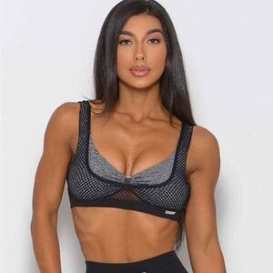 Bombshell Sportswear Carbon Black Vibe Padded Sports Bra